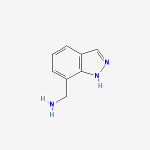 molecular formula C8H9N3 B1287557 (1H-Indazol-7-yl)methanamine CAS No. 944904-20-5