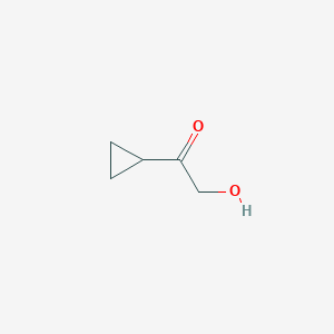 molecular formula C5H8O2 B1287558 1-环丙基-2-羟基乙酮 CAS No. 42251-78-5