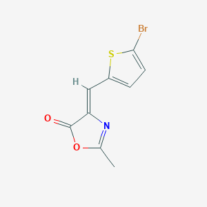 (Z)-4-((5-Bromothiophen-2-yl)methylene)-2-methyloxazol-5(4H)-one