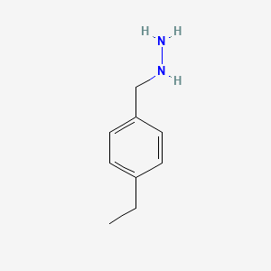 molecular formula C9H14N2 B1287561 4-Ethylbenzylhydrazine CAS No. 887587-03-3