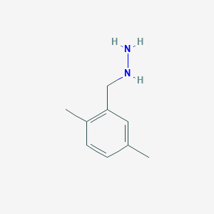 molecular formula C9H14N2 B1287562 [(2,5-Dimethylphenyl)methyl]hydrazine CAS No. 51421-39-7