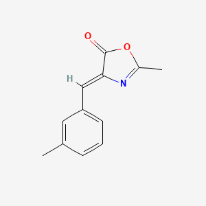 molecular formula C12H11NO2 B12875629 (Z)-2-Methyl-4-(3-methylbenzylidene)oxazol-5(4H)-one 