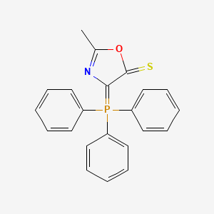 5(4H)-Oxazolethione, 2-methyl-4-(triphenylphosphoranylidene)-