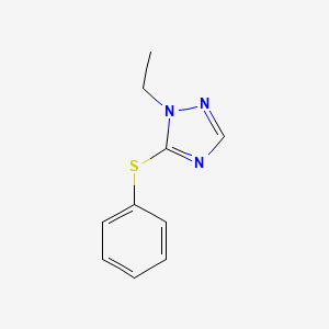 1-Ethyl-5-(phenylthio)-1H-1,2,4-triazole