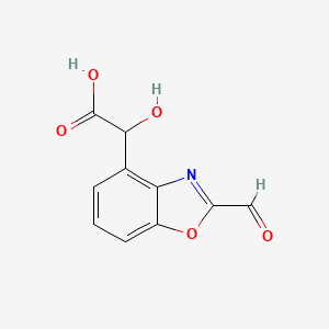 2-(2-Formylbenzo[d]oxazol-4-yl)-2-hydroxyacetic acid