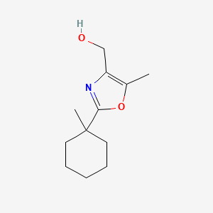 [5-Methyl-2-(1-methylcyclohexyl)-1,3-oxazol-4-yl]methanol