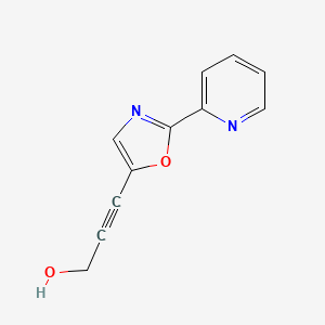 3-(2-(Pyridin-2-yl)oxazol-5-yl)prop-2-yn-1-ol