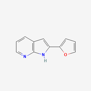 2-(Furan-2-yl)-1H-pyrrolo[2,3-b]pyridine