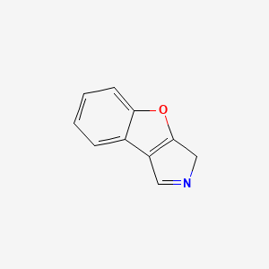 molecular formula C10H7NO B12875730 3H-Benzofuro[2,3-c]pyrrole CAS No. 25042-99-3