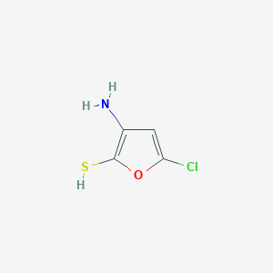 3-Amino-5-chlorofuran-2-thiol