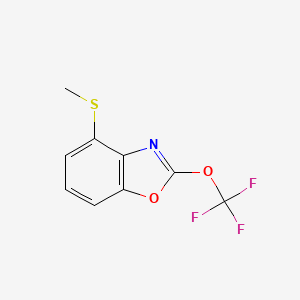 4-(Methylthio)-2-(trifluoromethoxy)benzo[d]oxazole