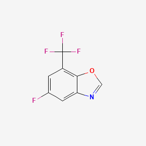 5-Fluoro-7-(trifluoromethyl)-1,3-benzoxazole