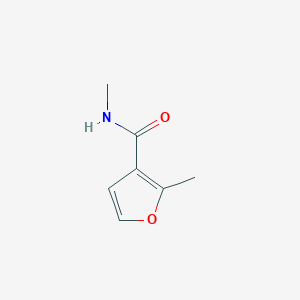 molecular formula C7H9NO2 B12875823 N,2-dimethylfuran-3-carboxamide 