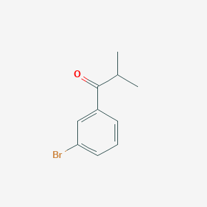molecular formula C10H11BrO B1287588 1-(3-Bromophenyl)-2-methylpropan-1-one CAS No. 2415-93-2