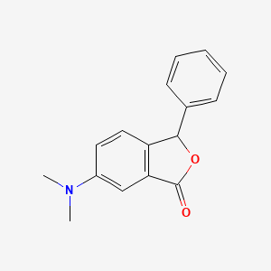 6-(Dimethylamino)-3-phenyl-2-benzofuran-1(3H)-one