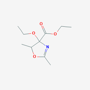 Ethyl 4-ethoxy-2,5-dimethyl-4,5-dihydrooxazole-4-carboxylate