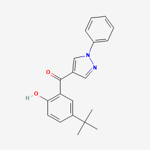 (5-Tert-butyl-2-hydroxyphenyl)(1-phenyl-1h-pyrazol-4-yl)methanone