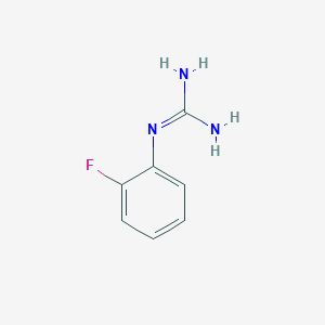 molecular formula C7H8FN3 B1287598 1-(2-Fluorophenyl)guanidine CAS No. 41213-65-4