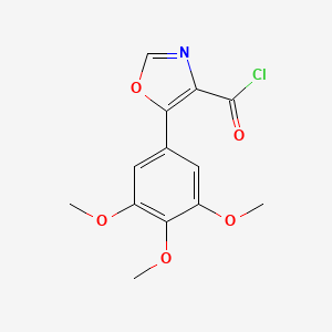 5-(3,4,5-Trimethoxyphenyl)-1,3-oxazole-4-carbonyl chloride