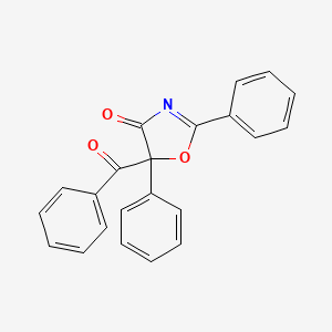 4(5H)-Oxazolone, 5-benzoyl-2,5-diphenyl-