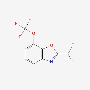 2-(Difluoromethyl)-7-(trifluoromethoxy)benzo[d]oxazole