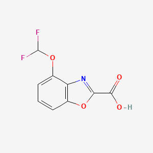 4-(Difluoromethoxy)benzo[d]oxazole-2-carboxylic acid