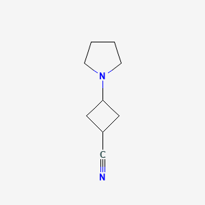 3-(Pyrrolidin-1-yl)cyclobutanecarbonitrile