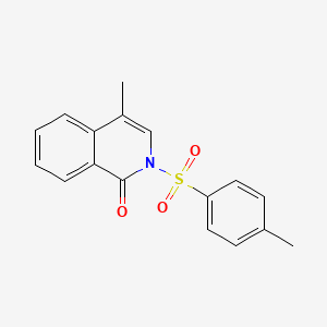 4-Methyl-2-(4-methylbenzene-1-sulfonyl)isoquinolin-1(2H)-one