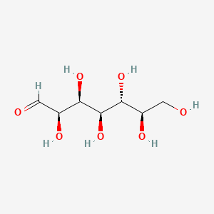 molecular formula C7H14O7 B12876170 D-glycero-D-gluco-Heptose 