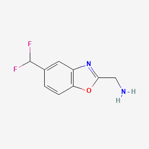 2-(Aminomethyl)-5-(difluoromethyl)benzo[d]oxazole