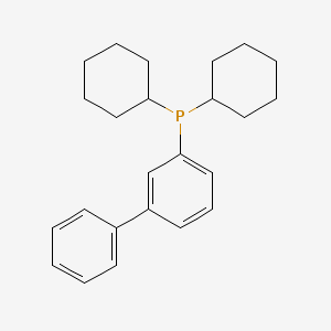 molecular formula C24H31P B12876239 [1,1'-Biphenyl]-3-yldicyclohexylphosphine 