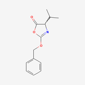 (4S)-2-(Benzyloxy)-4-(propan-2-yl)-1,3-oxazol-5(4H)-one