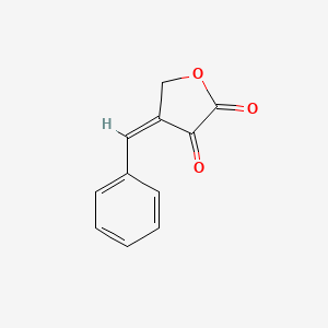 molecular formula C11H8O3 B12876285 4-Benzylidenedihydrofuran-2,3-dione 