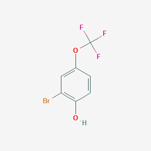 molecular formula C7H4BrF3O2 B1287632 2-溴-4-(三氟甲氧基)苯酚 CAS No. 200956-13-4