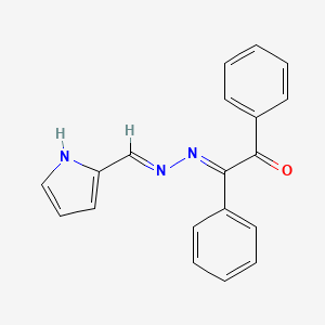 2-(((1H-Pyrrol-2-yl)methylene)hydrazono)-1,2-diphenylethanone