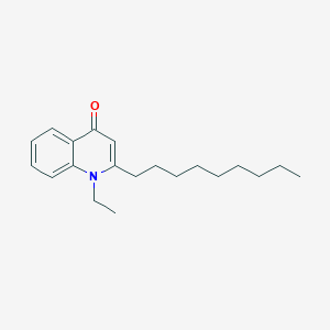 molecular formula C20H29NO B12876377 1-Ethyl-2-nonylquinolin-4(1H)-one CAS No. 61926-23-6