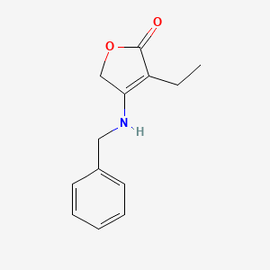 4-(Benzylamino)-3-ethylfuran-2(5H)-one