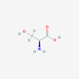 molecular formula C3H7NO3 B128764 L-Serin-d2 CAS No. 95034-57-4