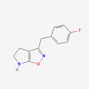 3-(4-Fluorobenzyl)-5,6-dihydro-4H-pyrrolo[3,2-d]isoxazole