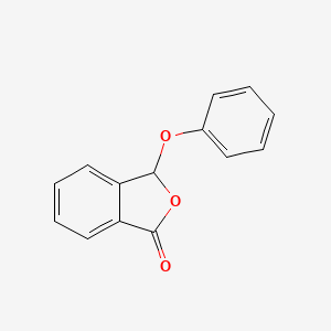 molecular formula C14H10O3 B12876421 3-Phenoxyisobenzofuran-1(3H)-one CAS No. 61133-42-4