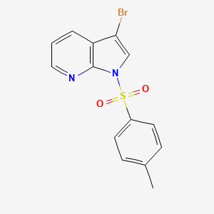 molecular formula C14H11BrN2O2S B1287646 3-Bromo-1-tosyl-1H-pyrrolo[2,3-b]pyridine CAS No. 226085-18-3