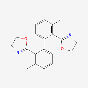 2,2'-(3,3'-Dimethyl-[1,1'-biphenyl]-2,2'-diyl)bis(4,5-dihydrooxazole)