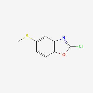 2-Chloro-5-(methylthio)benzo[d]oxazole