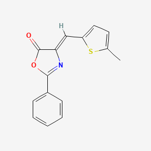 (Z)-4-((5-Methylthiophen-2-yl)methylene)-2-phenyloxazol-5(4H)-one