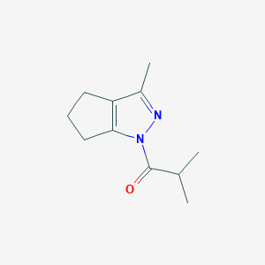 2-Methyl-1-(3-methyl-5,6-dihydrocyclopenta[c]pyrazol-1(4H)-yl)propan-1-one