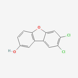 7,8-Dichloro-2-dibenzofuranol