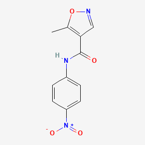 5-Methyl-N-(4-nitrophenyl)-1,2-oxazole-4-carboxamide