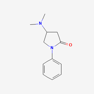 4-(Dimethylamino)-1-phenylpyrrolidin-2-one