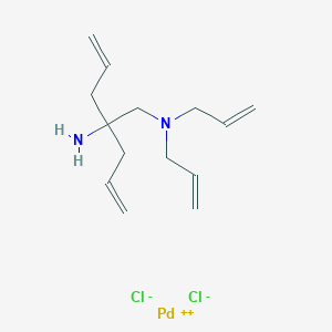 Palladium(2+),N,N,N',N'-tetrakis(prop-2-enyl)ethane-1,2-diamine,dichloride