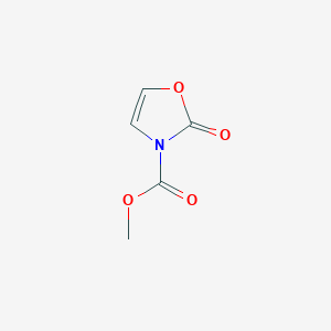 molecular formula C5H5NO4 B12876731 Methyl 2-oxooxazole-3(2H)-carboxylate 